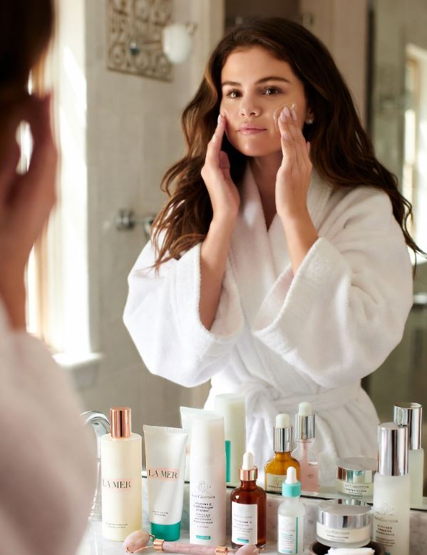 Selena Gomez's Exact Morning Skincare Routine